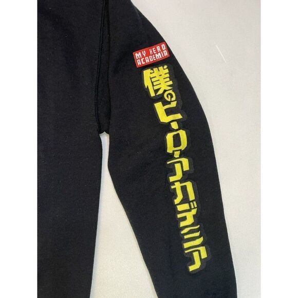 My Hero Academia Graphic Sweatshirt Men Small Black Characters Anime - Picture 3 of 6